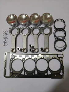 Ea888 Forged Connecting Rod Piston Kit, High Quality, Supports Thousands of Horsepower, Dedicated to Turbo Drift Engines