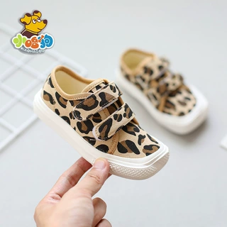 2022春秋新款儿童休闲鞋男女小童帆布鞋软底包头魔术贴宝宝学步鞋