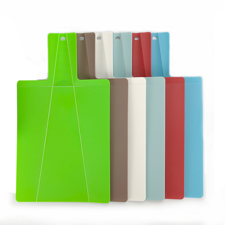 PP Foldable Plastic Kitchen Cutting Board Home Anti-slip Creative Fruit and Food Processor Multi-purpose Cutting Board