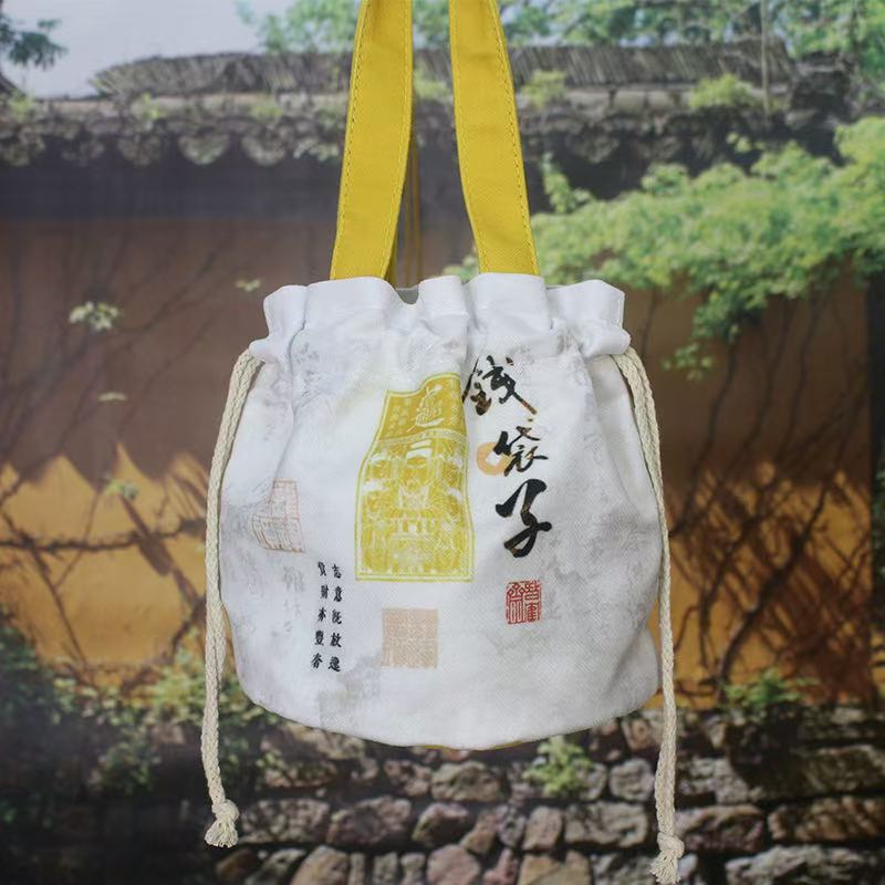 既製マネーバッグ、霊隠寺と同じスタイル、同じスタイルのショルダーバッグ、景勝地のショルダーキャンバスバッグ、人気の大容量カジュアルバッグ|undefined