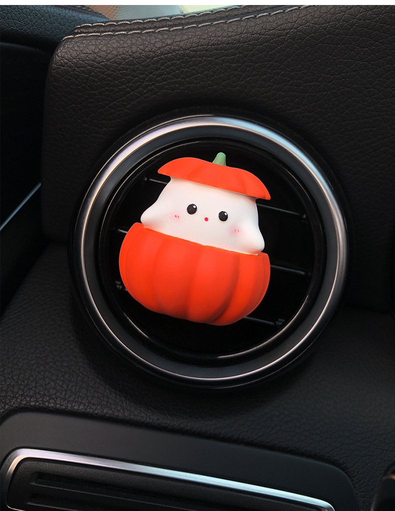 Halloween Car Aromatherapy Cute Little Ghost Magician Pumpkin Air Outlet Fragrance Decoration Girlfriend Gift