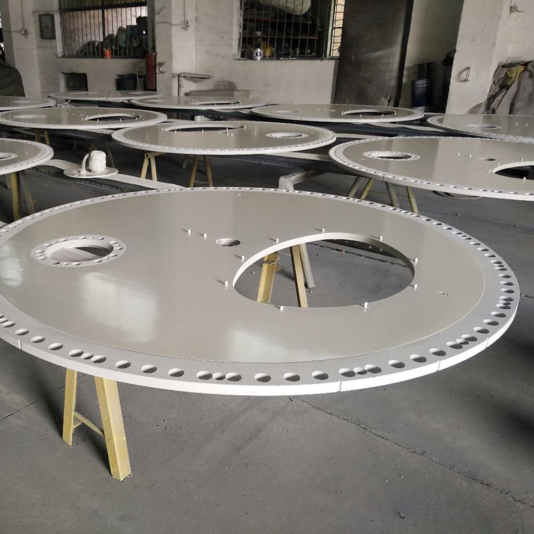 风电回转支承法兰喷锌生产线 自动喷锌设备 电弧喷涂设备 喷锌机