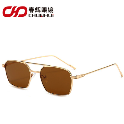 2021新款個性潮流金屬鏡框太陽鏡 精美時尚簡約眼鏡廠家現貨批發