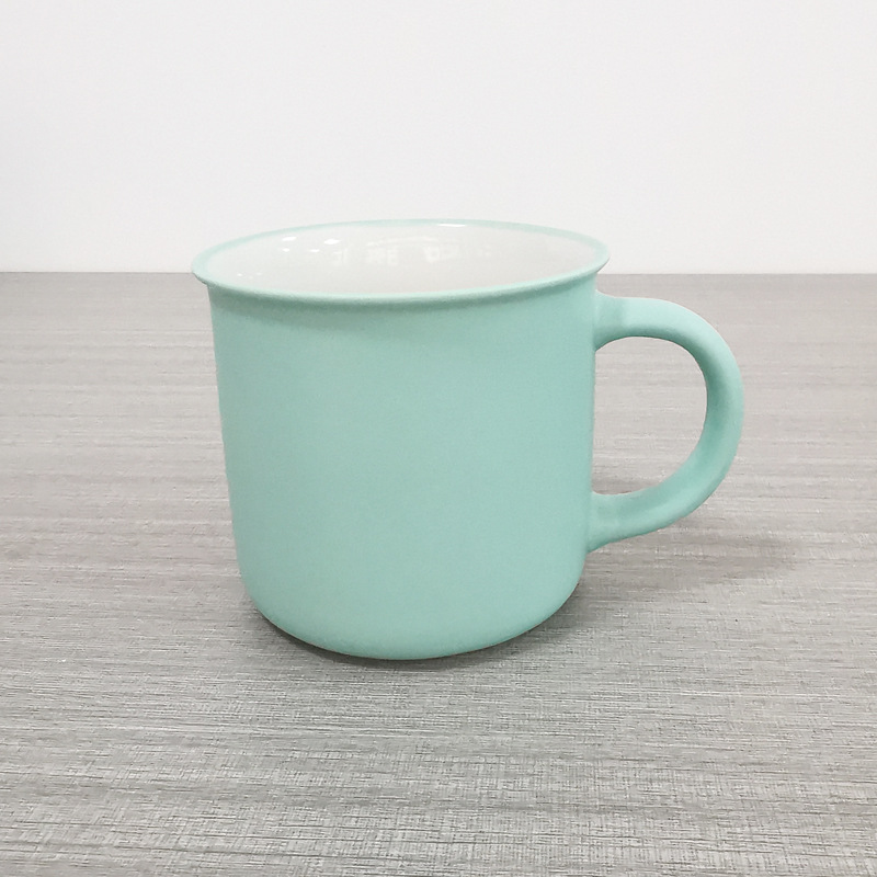 Taza de agua de procesamiento de lotes pequeños tazas de cerámica LOGO taza de agua taza de marca blanca taza de cerámica taza de café