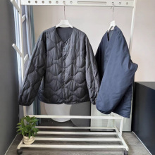 双面穿设计 一衣多种穿法防水光电子双面穿羽绒服夹克 男女款