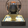 创意流水喷泉景观办公室客厅家居招财装饰玄关转运球风水摆件|ru