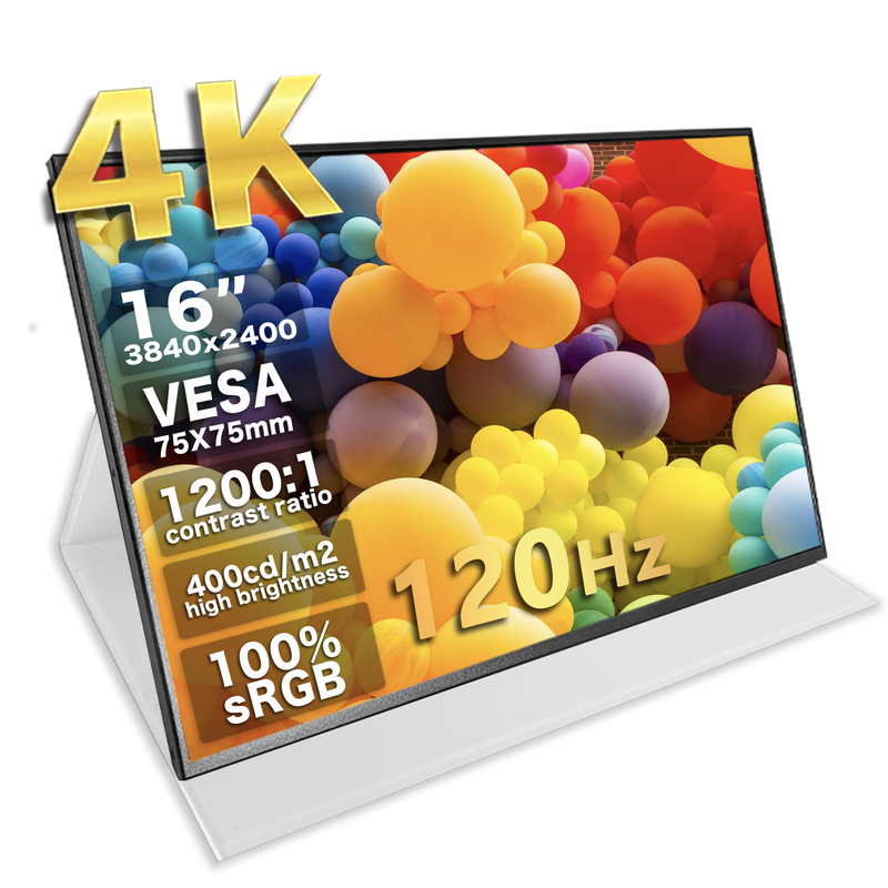 16-Inch 4K Hd 120Hz High-Brush Portable Display External Game Switch Computer Expansion Secondary Screen