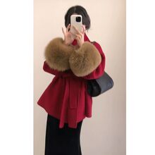 ��ʽС���L���L�������Ӵ��¸��nϵ����Ӻ�ɫë�q������Ů