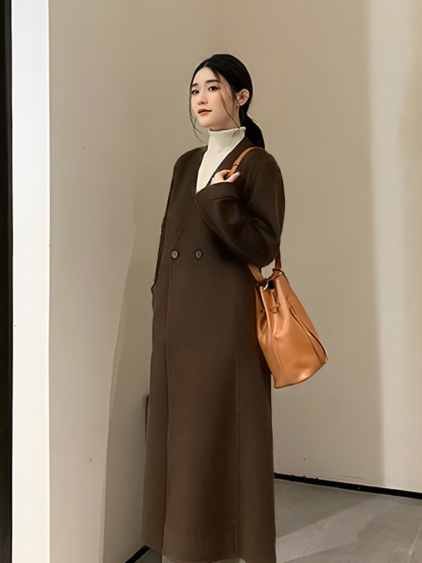 130-320 Plus Size Women's Suit Coat Wide-Leg Pants Two-Piece Set 2025 Autumn and Winter New Fat mm High-End Draped