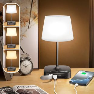 Amazon's Popular Rechargeable Waterproof Table Lamp Bedroom Bedside Desktop Bathroom Night Light Rechargeable Dual-Use Outdoor Camping Lamp