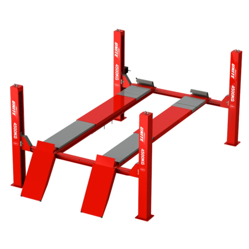 Yunite U-FS45D четырехколесный позиционированный подъемник вручную разблокировать четырехколонный подъемник 4,5 тонны