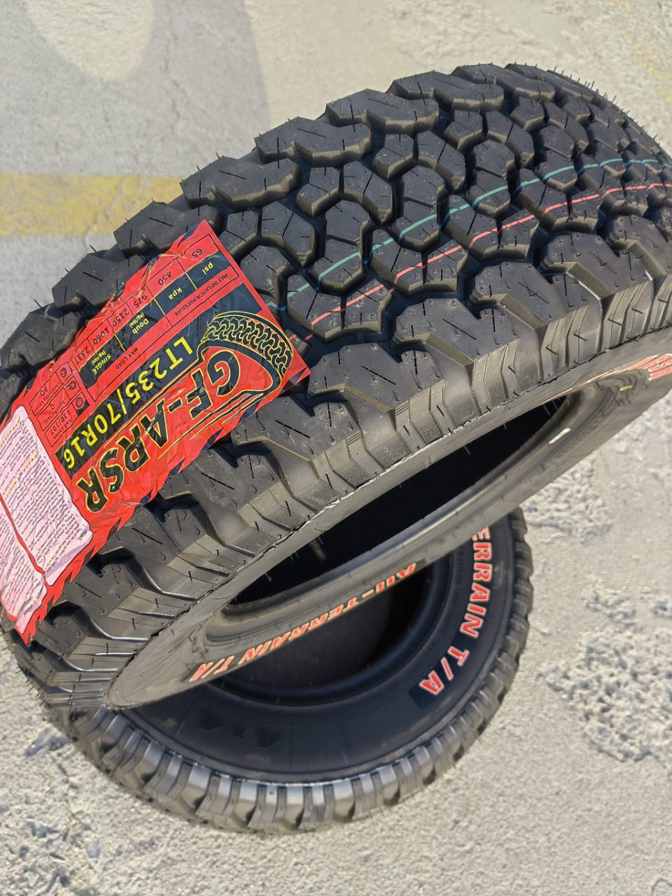 Bailuchi pattern tire 235/70R16LT 8-layer off-road AT all terrain thickened Haver H5 Fengjun pickup truck