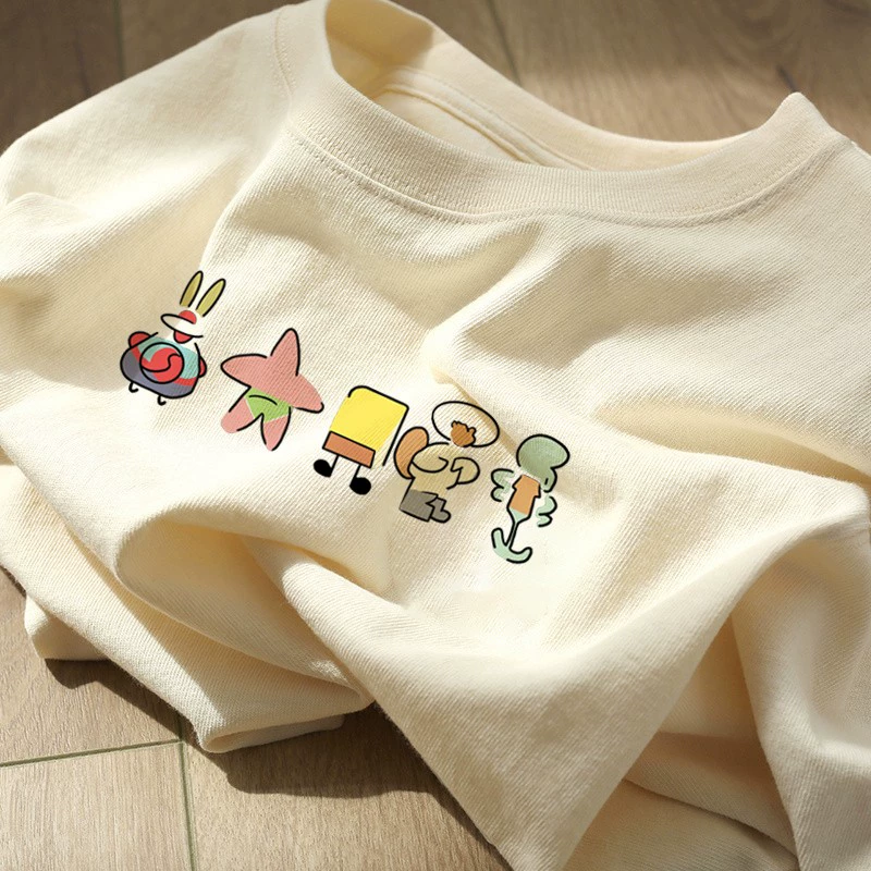 Футболка с коротким рукавом Hello Kitty из хлопка, детская летняя одежда, с рукавом