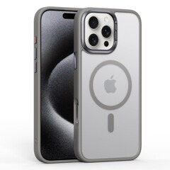 iPhone16promax 携帯電話ケースに適した Youdun ゴールド合金カメラフレーム磁気落下防止シェル抗指紋