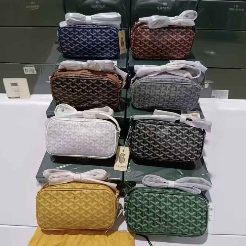 Goyard2025 Classic Camera Bag Goya Small Square Bag Large Capacity Men's and Women's Dog Tooth Shoulder Crossbody Couple Bag Goyard2025 Classic Camera Bag Goya Small Square Bag Large Capacity Men's and Women's Dog Tooth Shoulder Crossbody Couple Bag