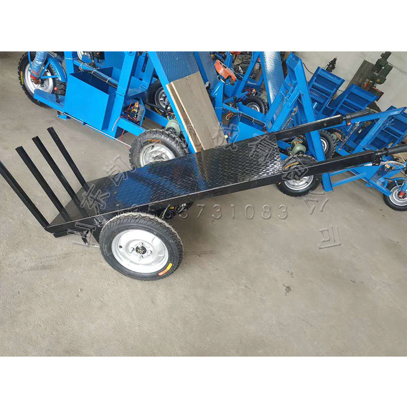 耐火材料厂运输车 小型平板车 砖厂平板三轮车 电动拉砖车现货