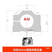 动力攻丝雕刻机配件机械轴主轴42mm无36主轴钻孔机械11高精ER其他