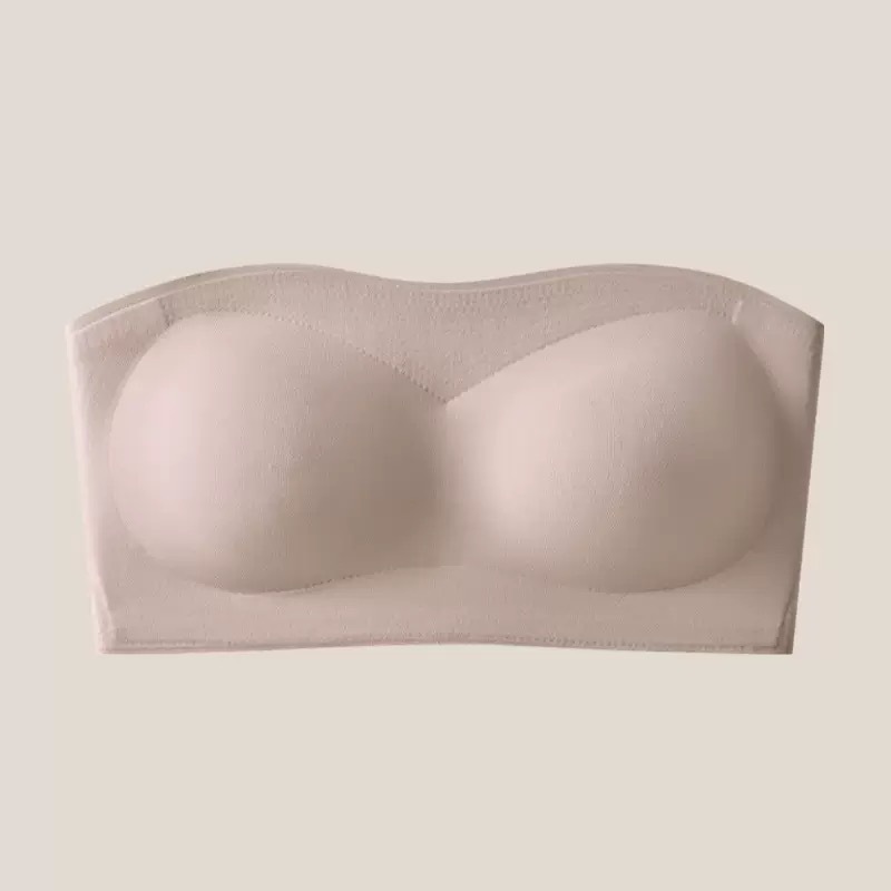Base líquida invisible sin cinturón de hombro ropa interior de mujer barra de gelatina antideslizante colapso pecho pequeño colapso pecho sin marcas sujetador tipo pecho image 6