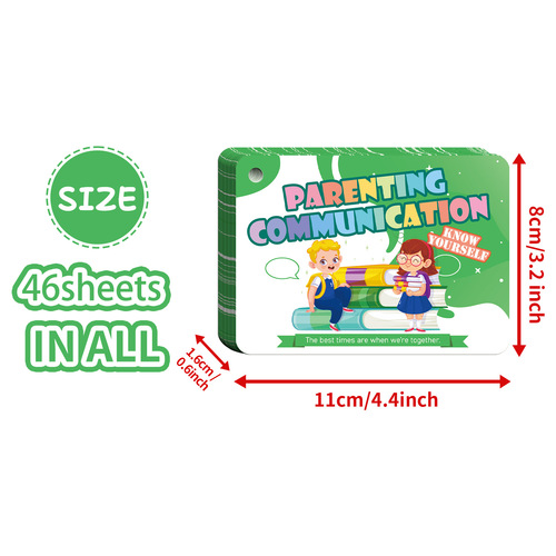 46 Early Flash Cards for Kids to Recognize Themselves, Educational Toys for Cross-Border Amazon, Parent-Child Interest Development and Educational Cards