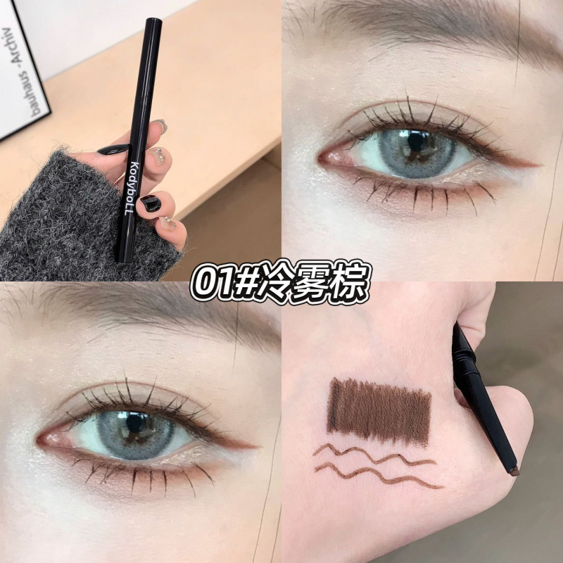 KodyboLL Smooth Eye Liner Gel Pen Long Lasting Color Natural Blade Pen Maquillaje de ojos exquisito impermeable y anti-transpiración