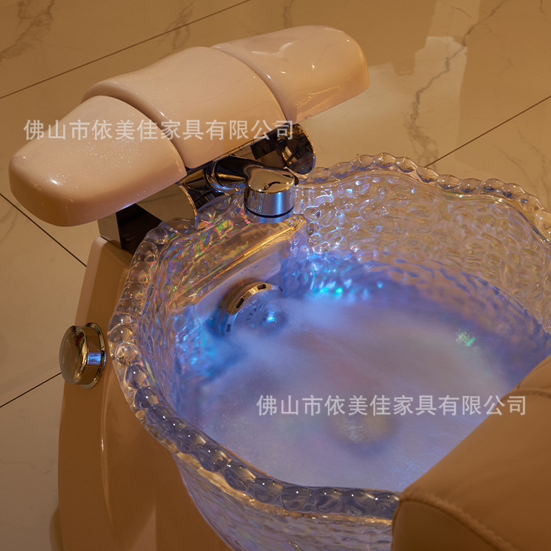 Sofá de baño de pies de masaje eléctrico cejas de tatuaje de belleza de pies sillón de reclinación especial sofá de spa belleza eléctrica