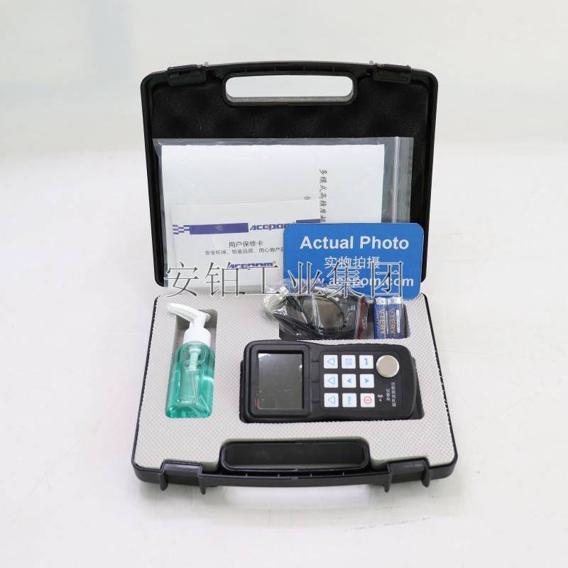 安铂穿透涂层超声波测厚仪ACEPOM902测量金属非金属厚度蓝牙接口