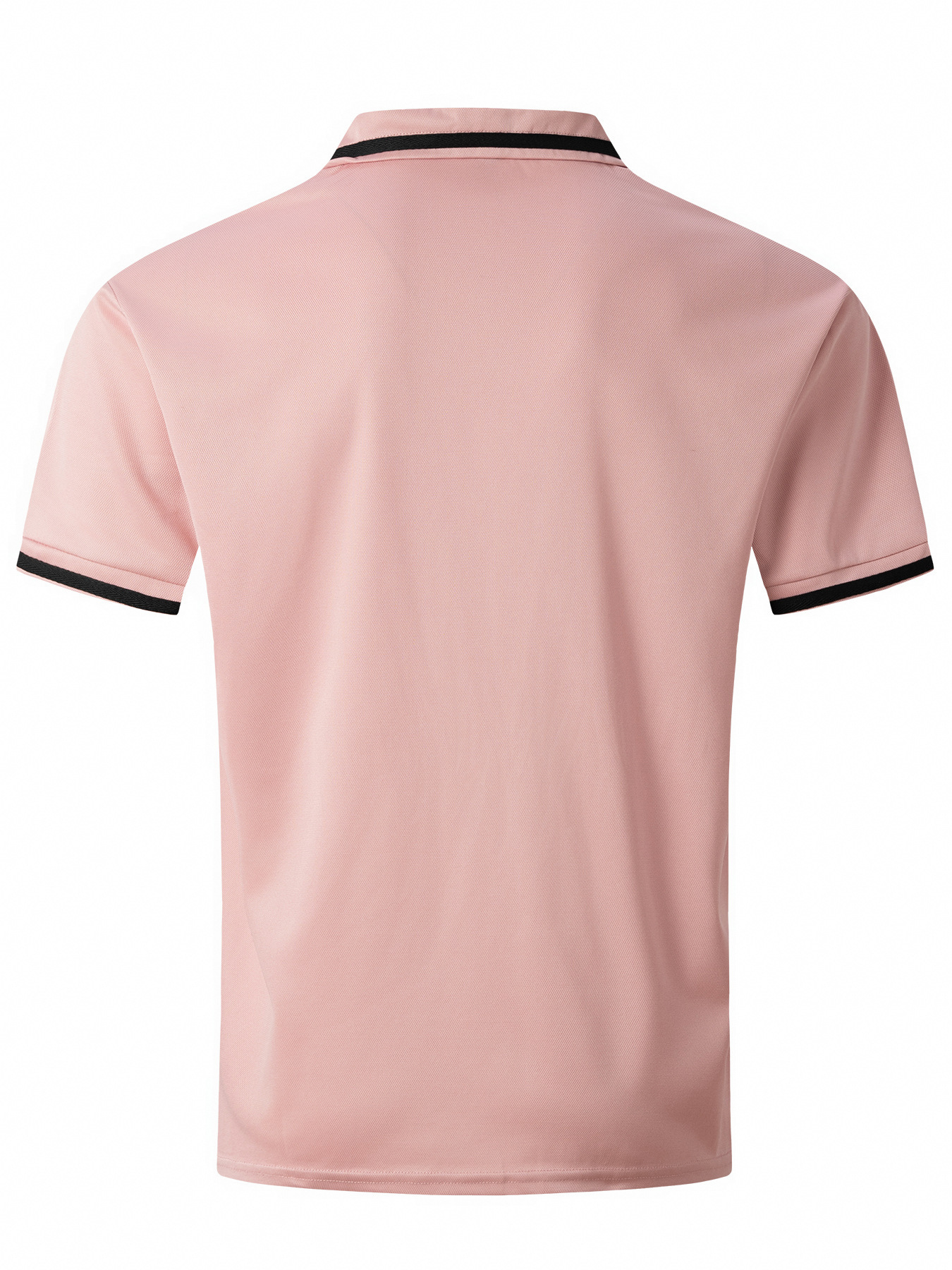 Polo homme patchwork avec poche style décontracté et élégant_voghion.com