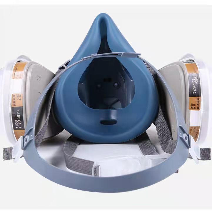 铠润跨境7502硅胶防毒口罩适用于多场景防护喷漆防毒面具