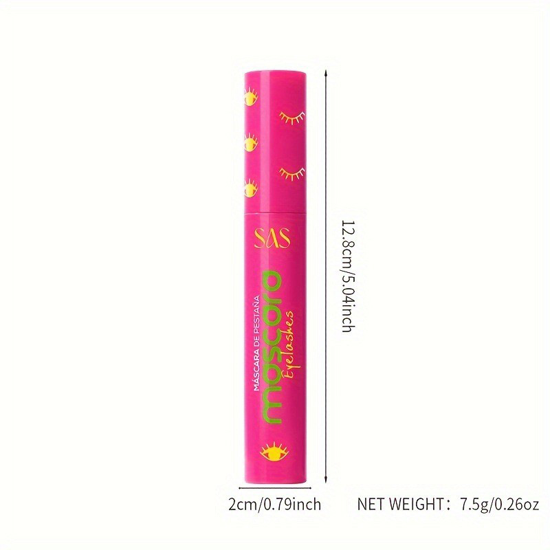 USHAS rímel a largo plazo impermeable sin manchas, rímel largo y grueso, rímel de rizo SAC009