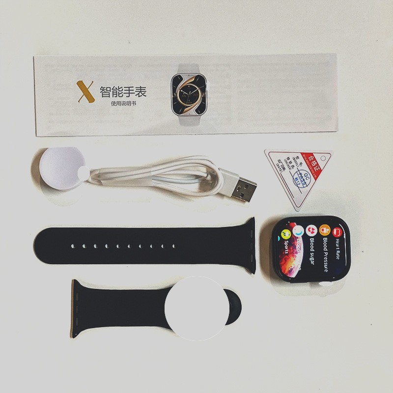 Bluetooth [watch x black curved screen] blood glucose + baidu navigation + chat gpt [dual collection and dual payment]