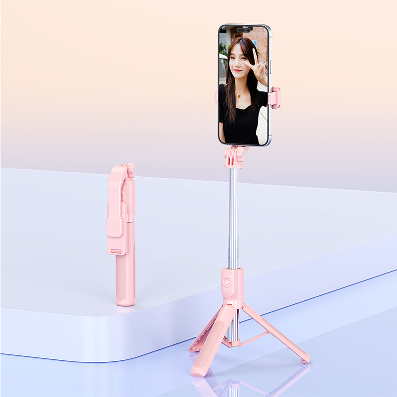 Serie Z nuevo teléfono móvil selfie stick selfie artefacto TikTok soporte en vivo Bluetooth retráctil trípode integrado