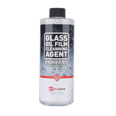 Car Glass Oil Film Remover Neutral Car Oil Film Remover Cross-Border Windshield Powerful Oil Film Remover (Glass agent) - naked-bottle-500ml-no-nozzle-no-towel