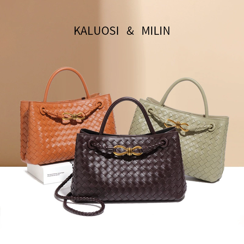 Легкая роскошная и высококачественная горизонтальная женская сумка, полностью ручная сумка-тоут, сумка через плечо для поездок на работу, маленькая квадратная сумка.