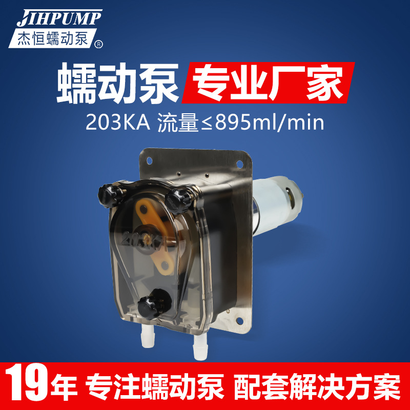 杰恒203KA微型蠕动泵小型蠕动泵计量泵密封蠕动泵 自制蠕动泵厂家