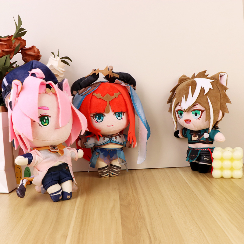 Cross-border Yuanshen Game Peripheral Plush Doll Thunder and Lightning Seven Seven Shen He Ona Ke Qing Ni Lu Li Plush Doll Cross-border Yuanshen Game Peripheral Plush Doll Thunder and Lightning Seven Seven Shen He Ona Ke Qing Ni Lu Li Plush Doll