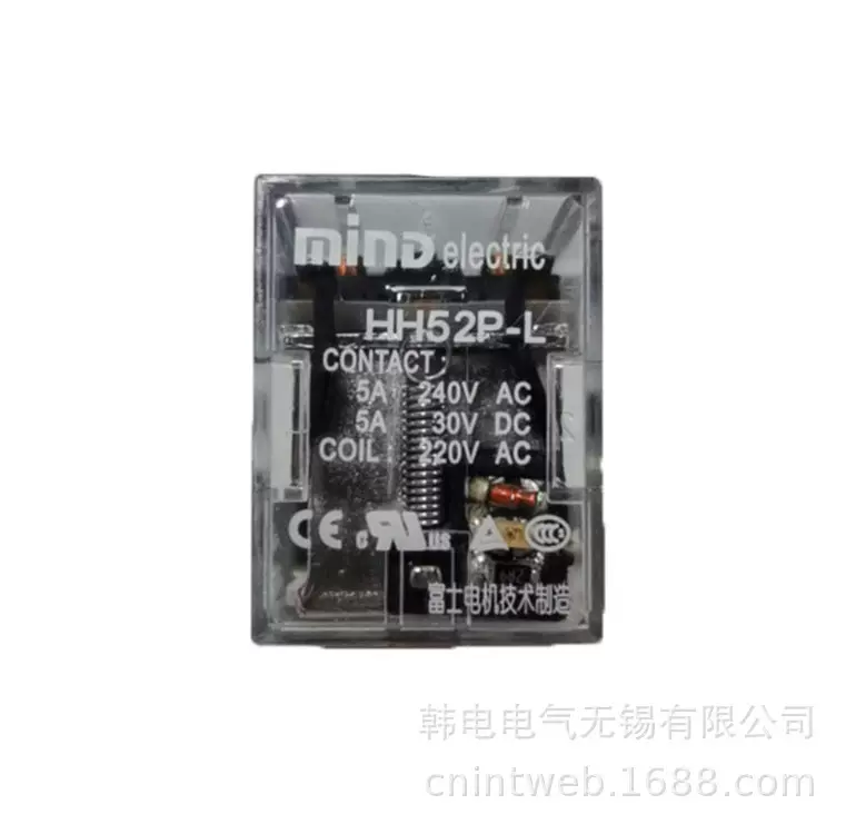 供应  HH52P  AC  DC 220V 110V MIND   原厂 小型控制中间继电器