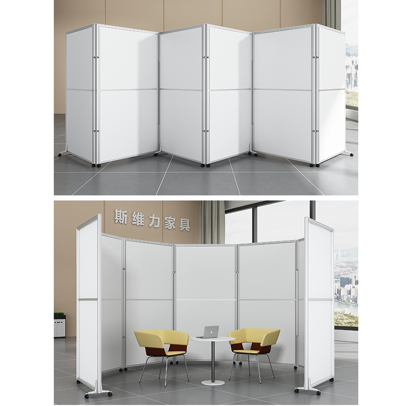 Office Mobile Screen Wholesale Folding Push-Pull Multi-Purpose Partition Wall Production Workshop Factory Size Customization Office Mobile Screen Wholesale Folding Push-Pull Multi-Purpose Partition Wall Production Workshop Factory Size Customization