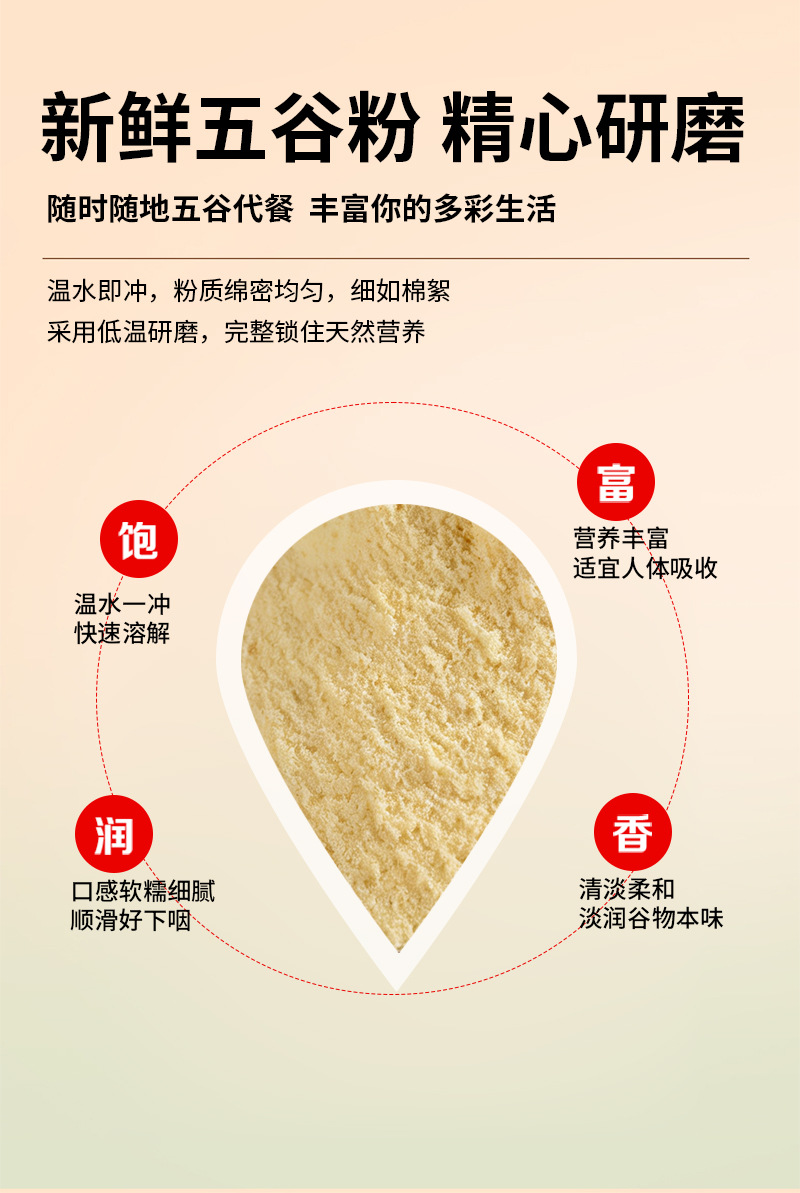 Instant Soy Milk Powder 500g Bulk Bag No Added Sucrose Spray Dried Breakfast Drink Mix quality and texture