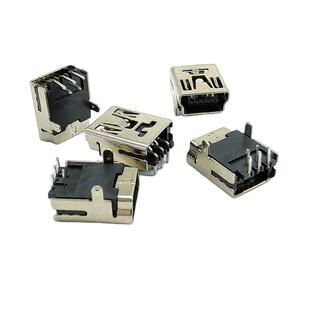 USB�����ӿ� ����5P ���_2��λ ����USB���� MINI 90�Ȳ�� ���_