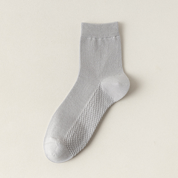 Men's summer thin breathable sports cotton knee socks