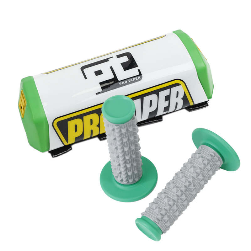 녹색 큰 곡물 손잡이 세트 녹색 면화 흰색 PT