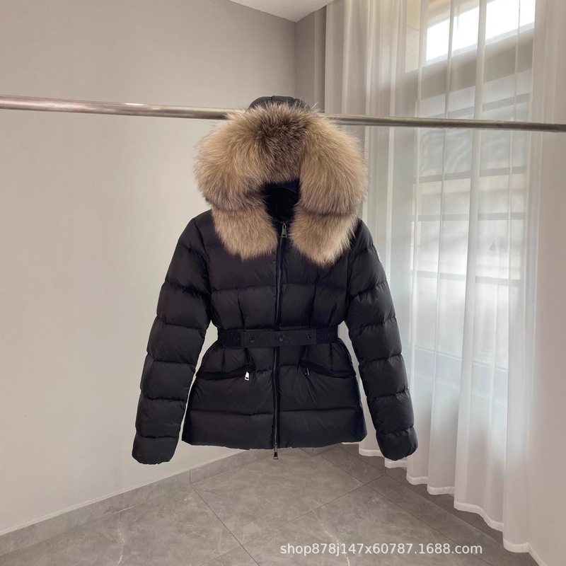 M's Boedic Series New down Jacket High Version Women's Slim Waist Fur Collar Short Hooded Jacket Winter M's Boedic Series New down Jacket High Version Women's Slim Waist Fur Collar Short Hooded Jacket Winter