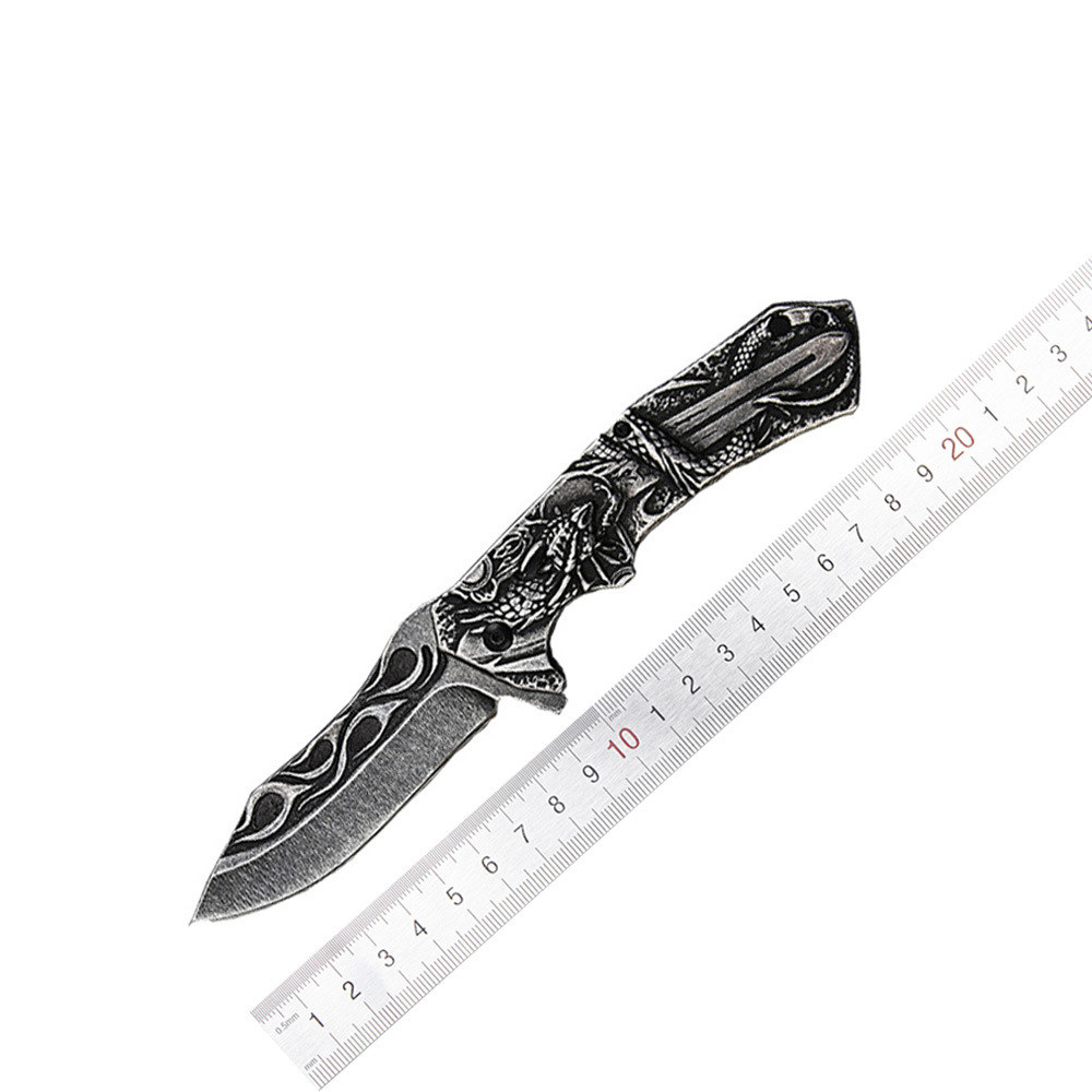 跨境户外刀不锈钢折刀露营求生多用途刀具随身便携EDC小刀批发