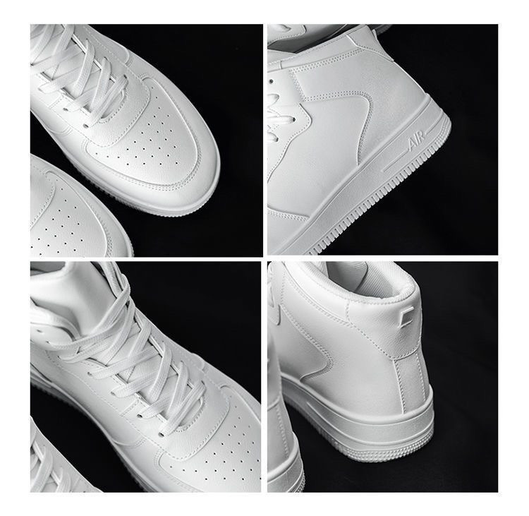 Automne et hiver haut de gamme version coréenne tendance sport 2024 nouvelle planche hommes décontracté polyvalent blanc chaussures hommes_voghion.com