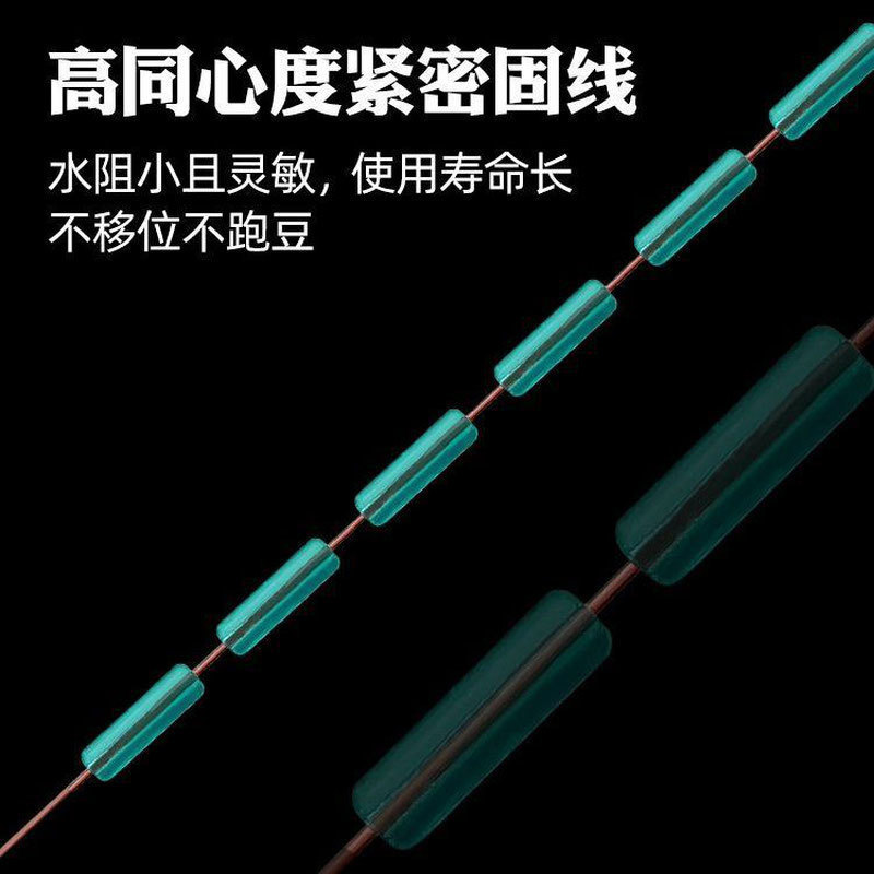 シリコーンタイトな競争スペースビーンズシリコーン高品質バルク同心粒斑点水緑色の目に見えない釣りビーンズ小さくて柔らかい|undefined