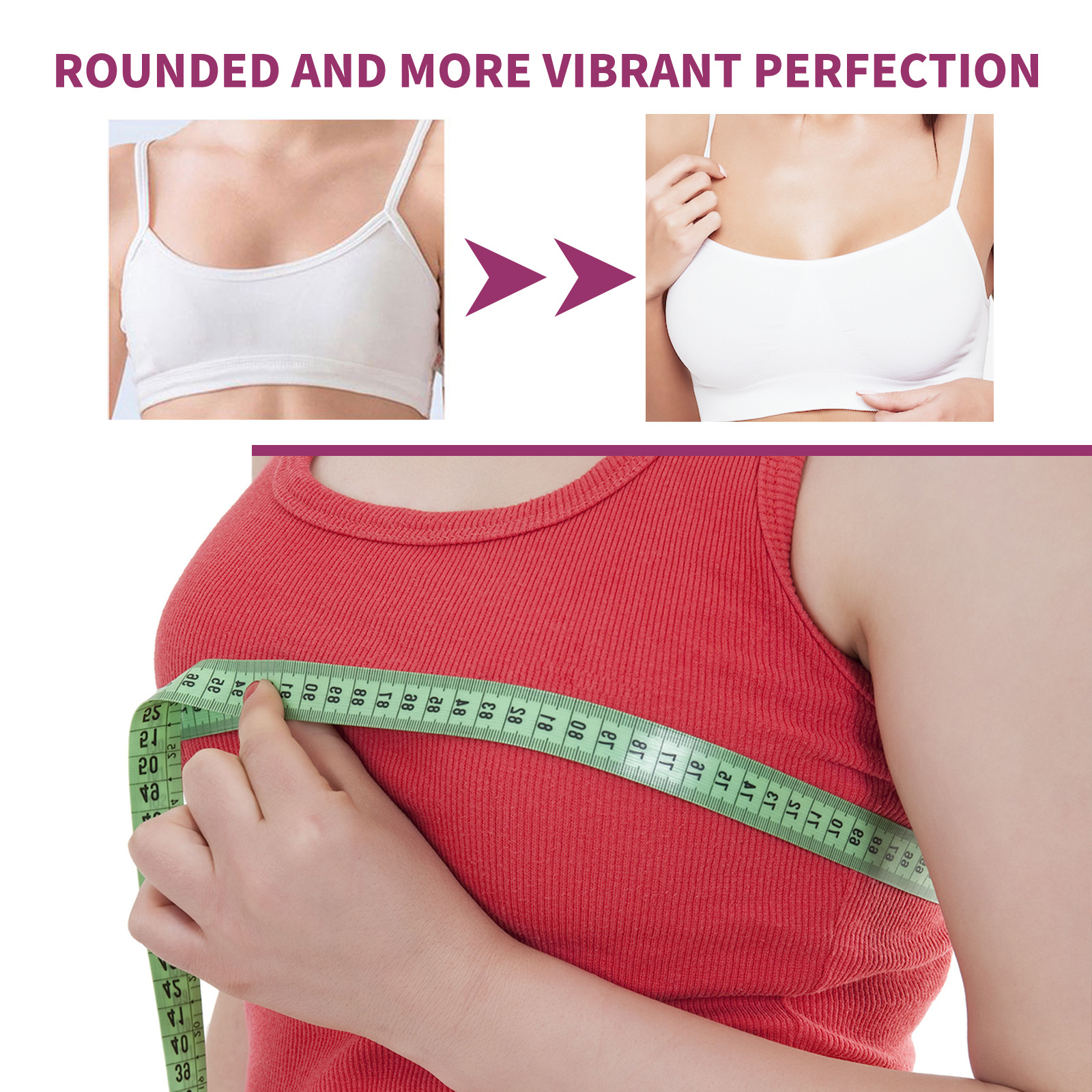 Massaggio rapido al torace per rassodare, rassodare, sollevare la pelle e abbellire la fiala di olio essenziale per la cura del seno_voghion.com