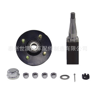 4-Hole 3500 Pound Hub Axle Head Hub Unit Trailer Axle Head Rv Trailer Haba Head Australian Model 140Atss