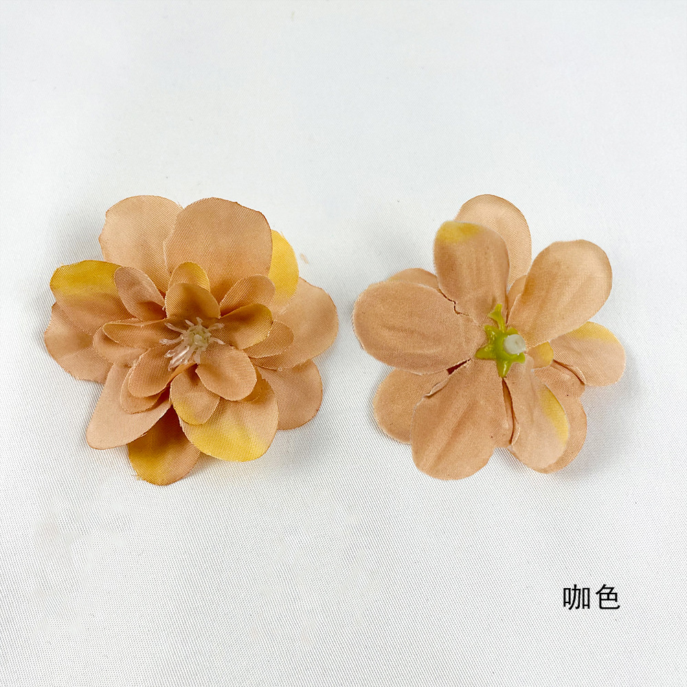 Flores hechas a mano de simulación de golondrina DIY ropa de decoración de cabello ilustración material de flores de pinzas flores falsas de hincia