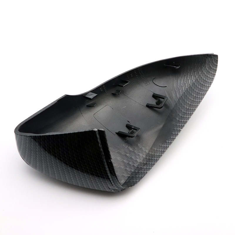 Suitable for Volkswagen Golf 6 6R GTI MK6 mirror shell carbon fiber pattern rearview mirror cover bright black modification