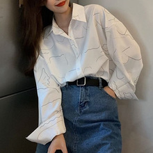 法式设计感小众长袖衬衫女春秋2025新款韩版洋气时尚气质上衣衬衣